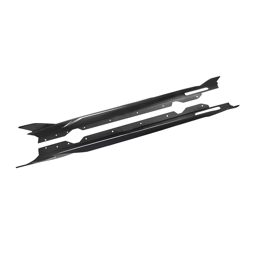 BMW 4 Series G22 Prepreg Carbon Fibre Side Skirts - precision 3D-scanned OEM fitment upgrade