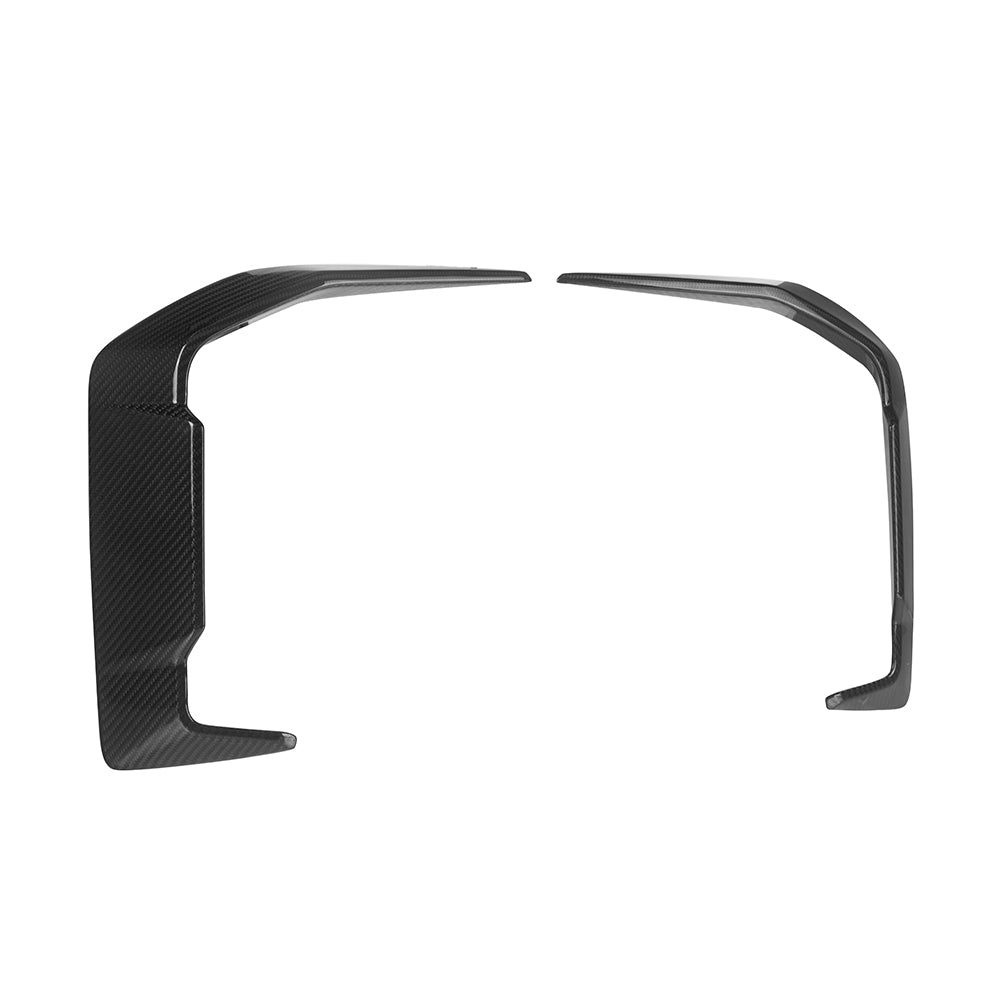 BMW 5 Series G60 Prepreg Carbon Fibre Front Bumper Insert - gloss finish OEM fitment