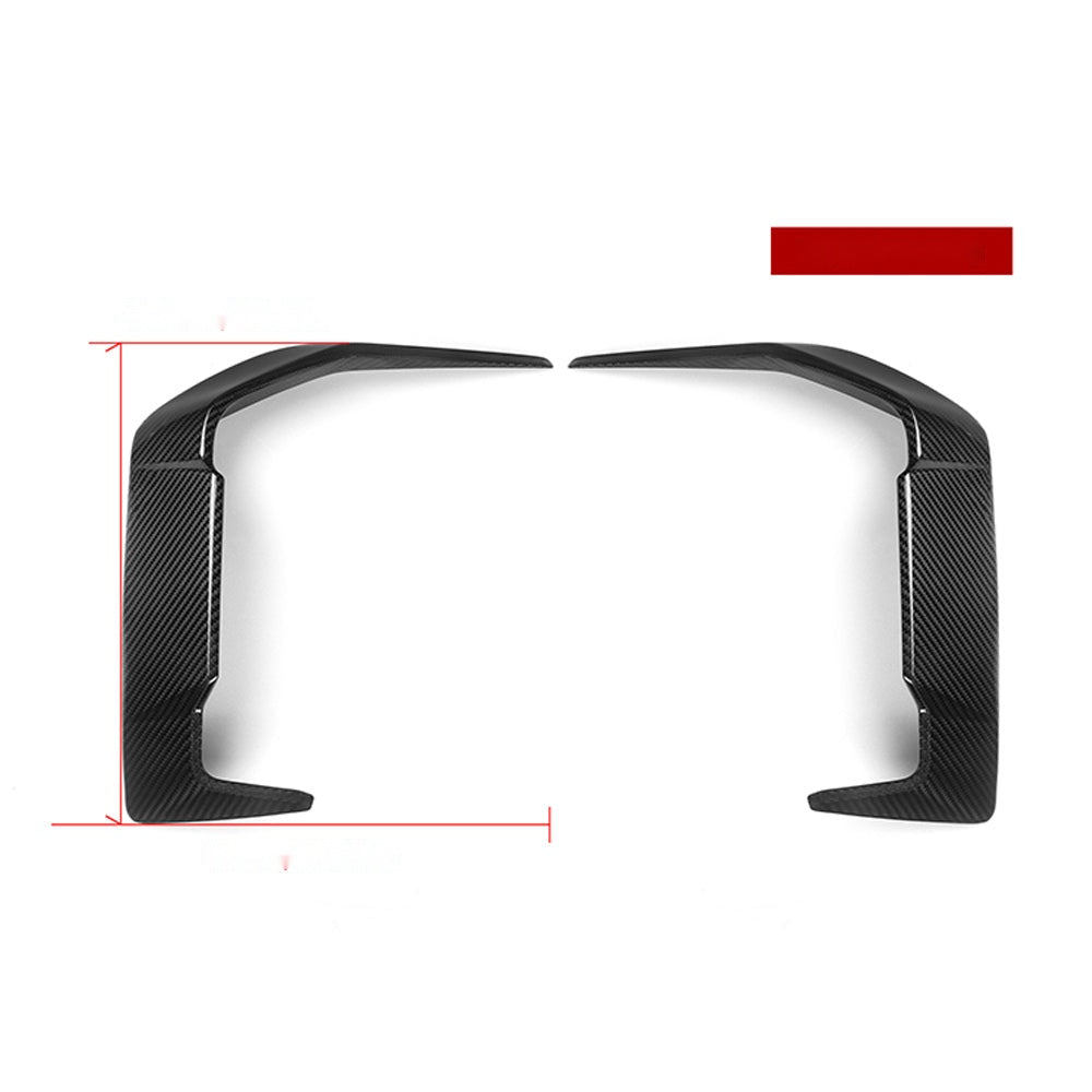 BMW 5 Series G60 Prepreg Carbon Fibre Front Bumper Insert - gloss finish OEM fitment