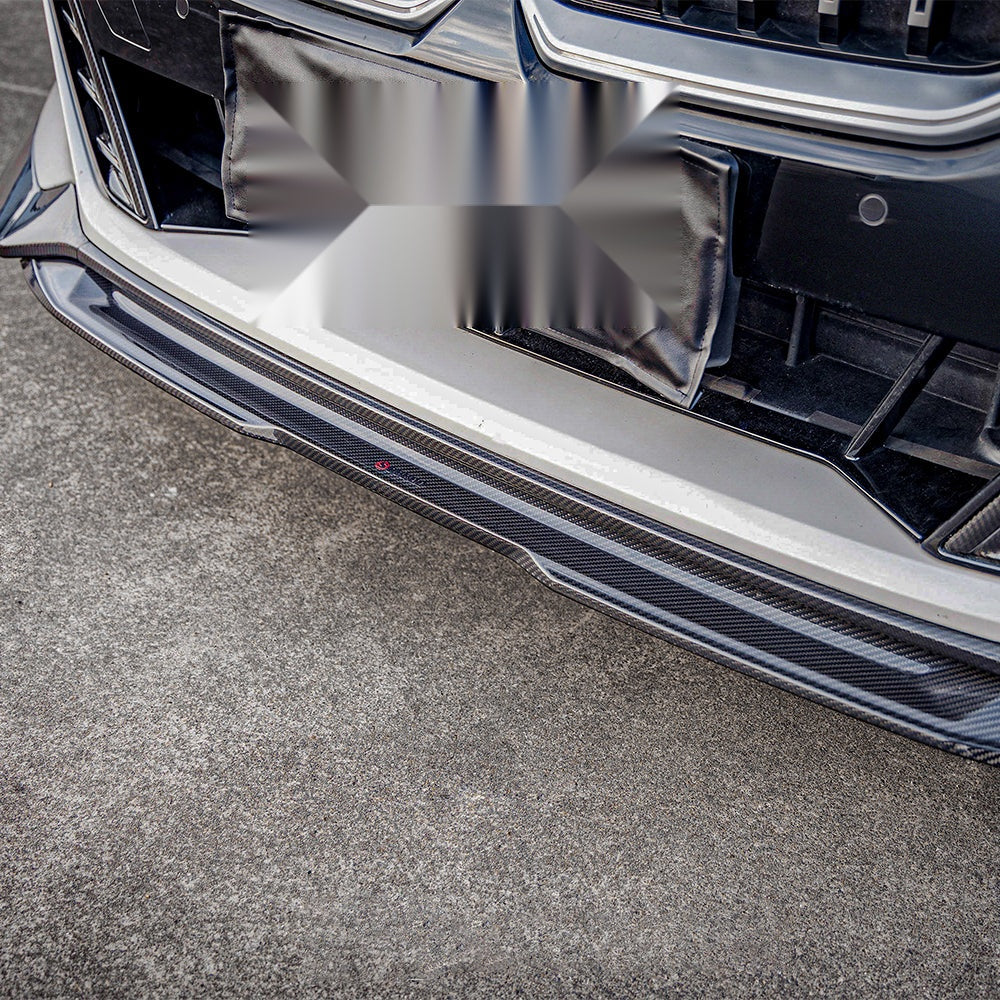 BMW 5 Series G60 Prepreg Carbon Fibre Front Lip - aggressive aerodynamic styling upgrade