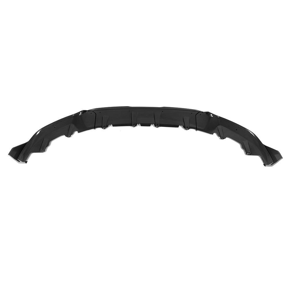 BMW 5 Series G60 Prepreg Carbon Fibre Front Lip - aggressive aerodynamic styling upgrade