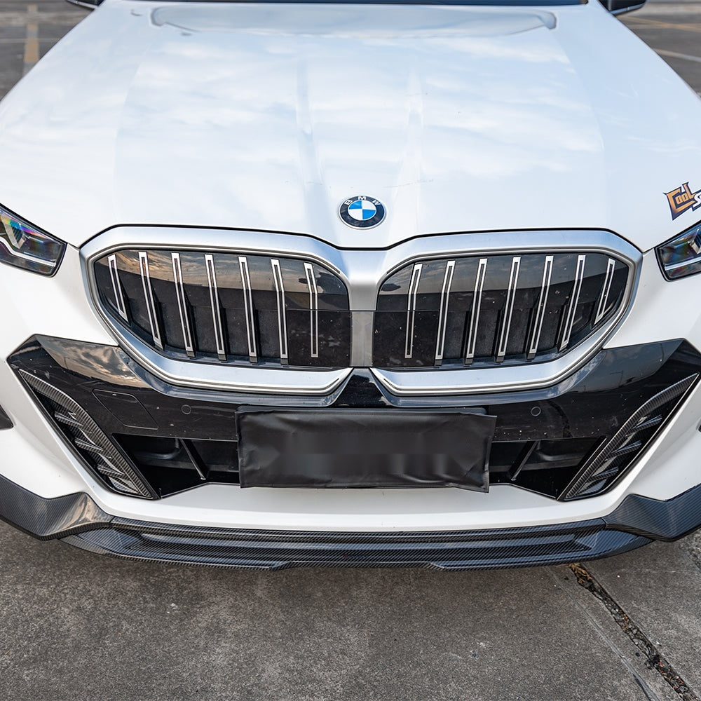 BMW 5 Series G60 Prepreg Carbon Fibre Front Lip - aggressive aerodynamic styling upgrade