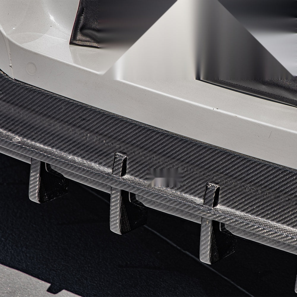 BMW 8 Series G16 Prepreg Carbon Fibre Rear Diffuser - aggressive OEM-fit upgrade