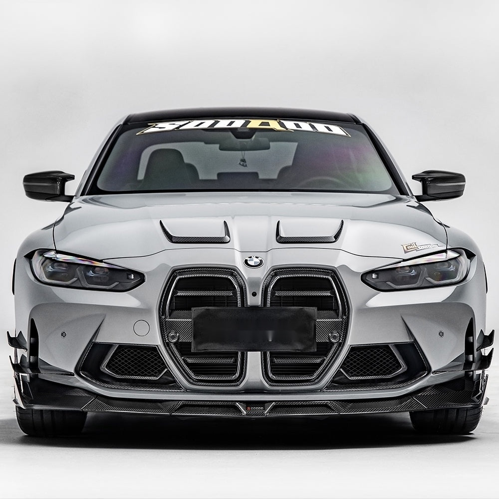 BMW M3 G80 M4 G82 Prepreg Carbon Fibre Hood Trim - gloss UV-resistant finish