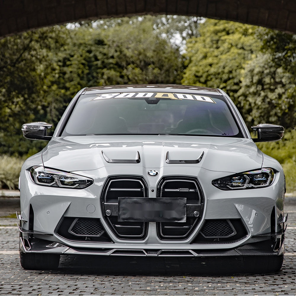 BMW M3 G80 M4 G82 Prepreg Carbon Fibre Hood Trim - gloss UV-resistant finish