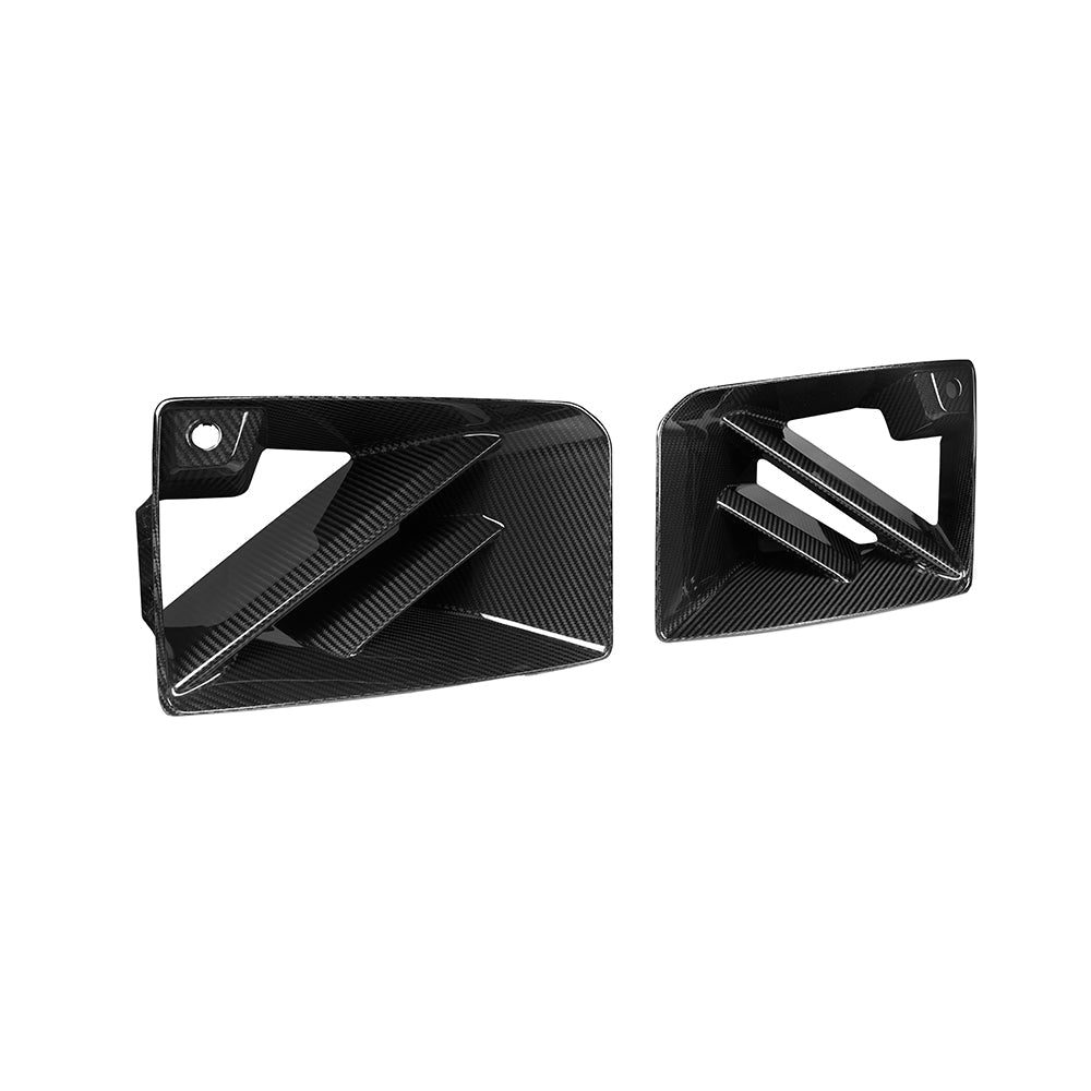 BMW M2 G87 Prepreg Carbon Fibre Air Inlets - dual-bar design aggressive front end upgrade