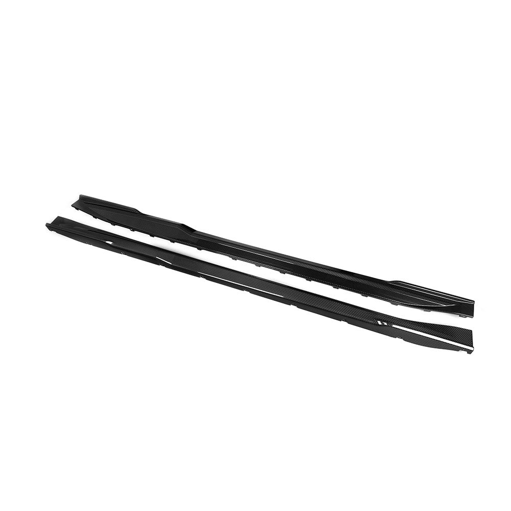 BMW M3 G80 Prepreg Carbon Fibre Side Skirts - aggressive dual-layer aerodynamic upgrade