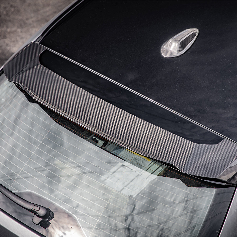 BMW M3 G81 Prepreg Carbon Fibre Top Spoiler - double-layer gloss finish touring upgrade