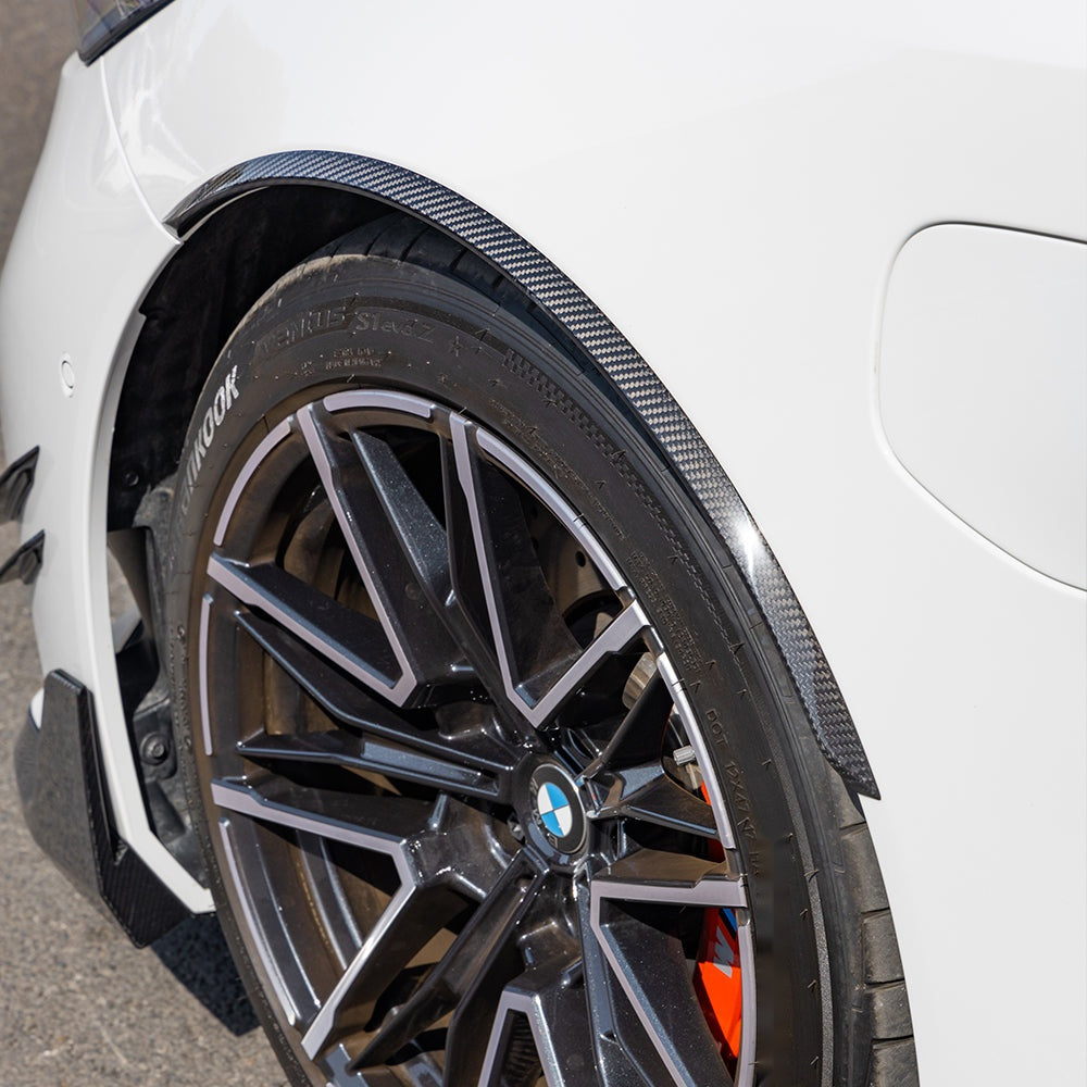 BMW M5 G90 Carbon Fibre Wheel Arch Trim - prepreg dry carbon with gloss UV clearcoat