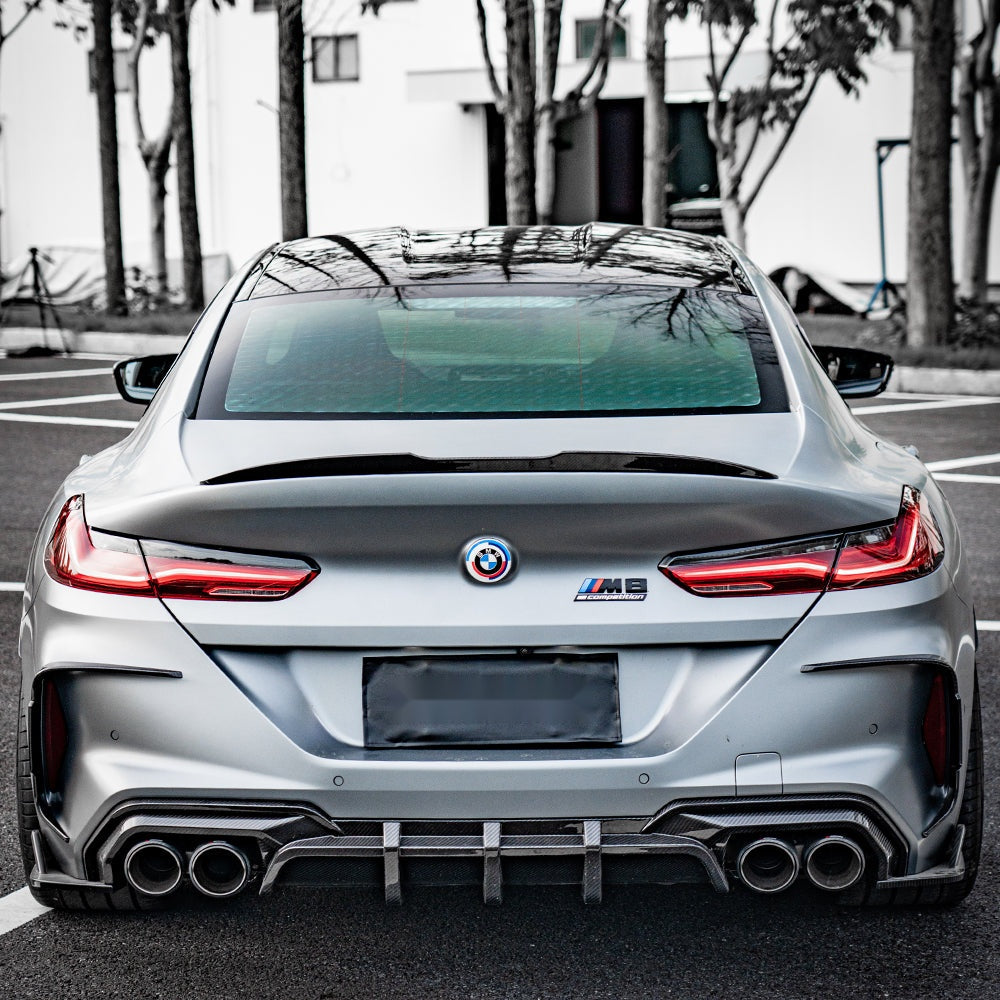 BMW M8 F93 Gran Coupé Carbon Fibre Rear Vent Trim - prepreg gloss finish motorsport upgrade