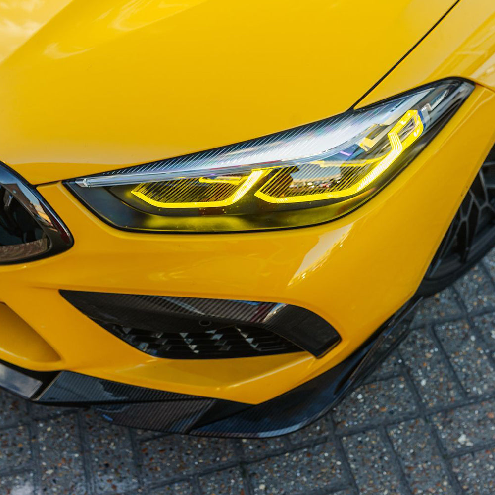 BMW M8 F9x Carbon Fibre Front Lip - prepreg track-inspired front splitter upgrade