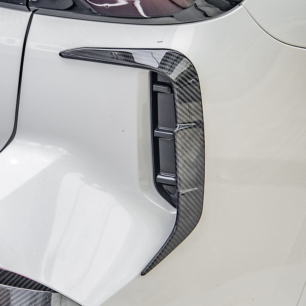 BMW X3 G01 LCI Prepreg Carbon Fibre Rear Bumper Insert - gloss finish precision fit