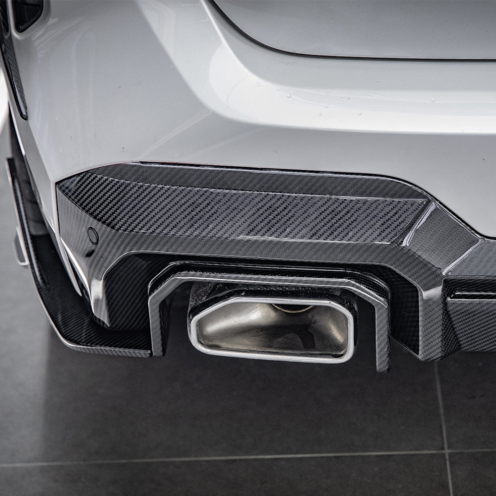 BMW X3 G01 LCI Carbon Fibre Rear Diffuser - prepreg gloss finish precision fitment