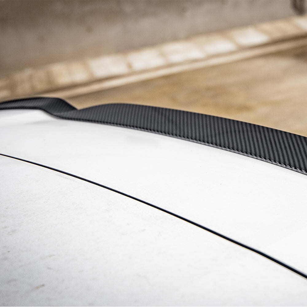 BMW X3 G01 Prepreg Carbon Fibre Top Spoiler - seamless OEM-style fitment with gloss finish