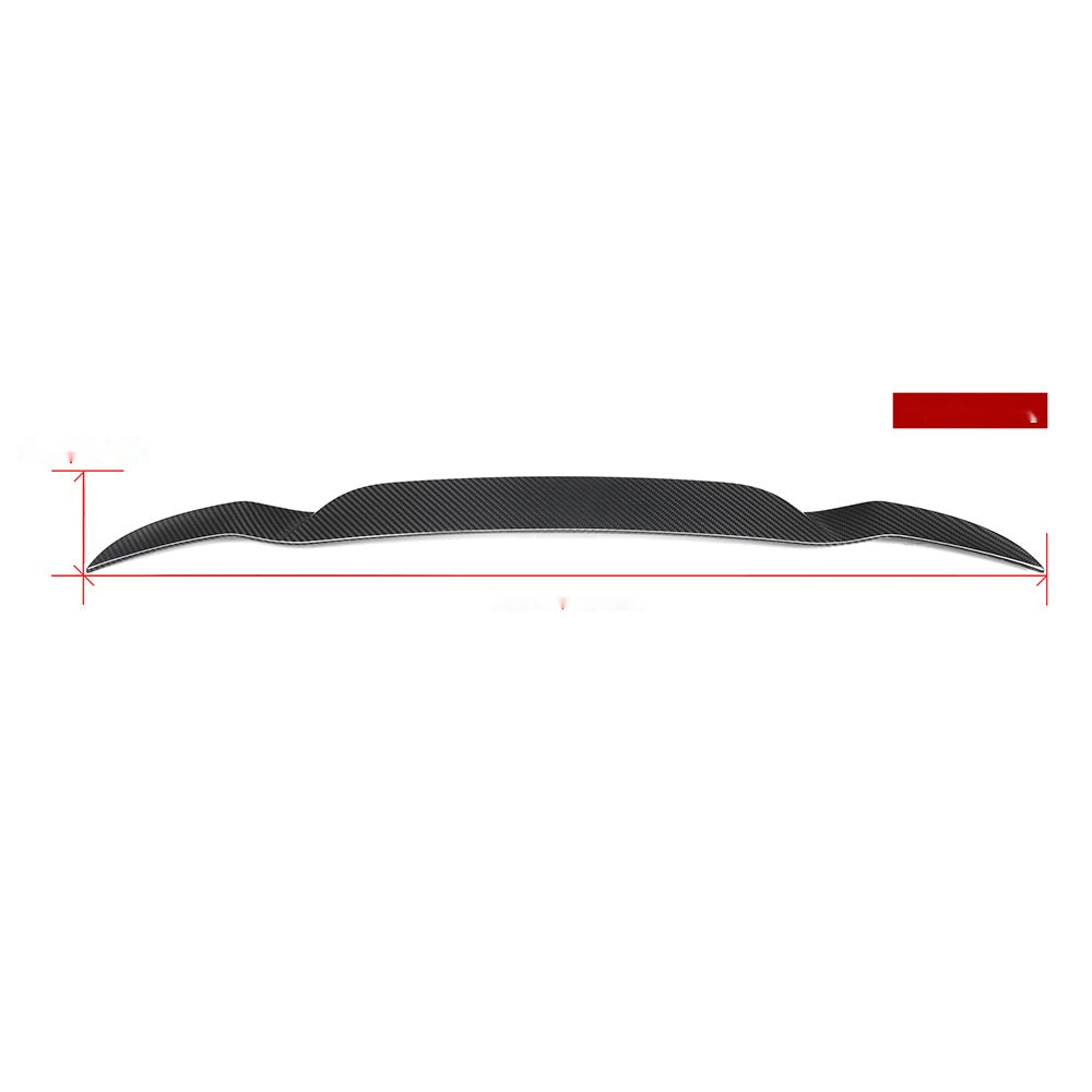 BMW X3 G01 Prepreg Carbon Fibre Top Spoiler - seamless OEM-style fitment with gloss finish