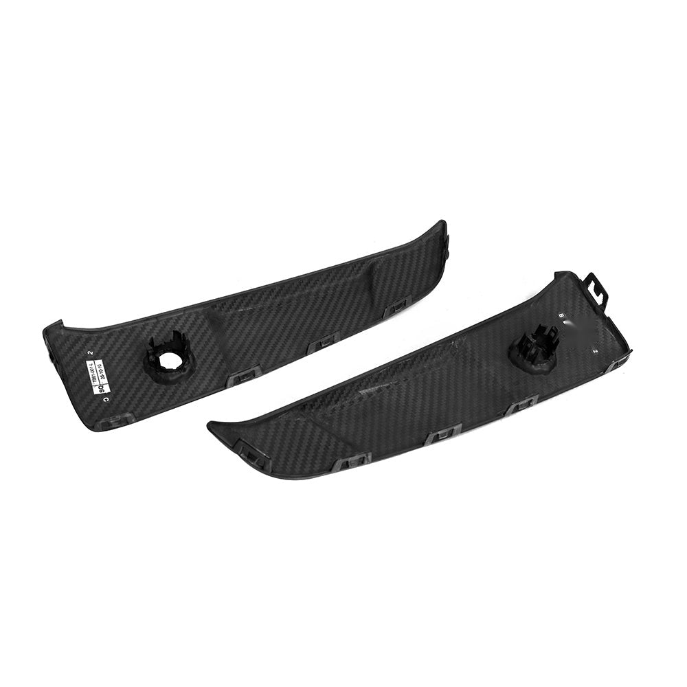 BMW X3 G45 Prepreg Carbon Fibre Rear Bumper Inserts - OEM fitment aggressive styling upgrade