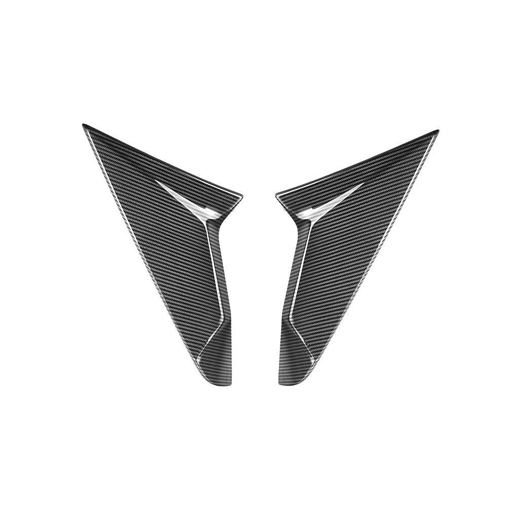 BMW X3 G45 Prepreg Carbon Fibre Rear Window Fins - gloss finish aerodynamic trim upgrade