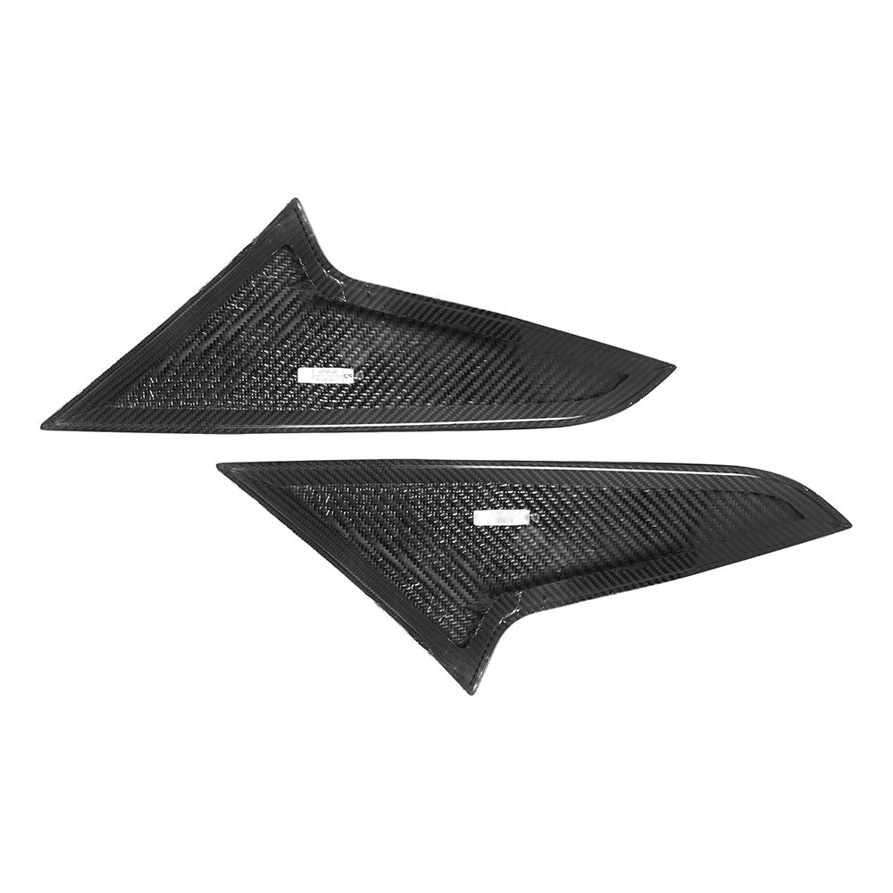 BMW X3 G45 Prepreg Carbon Fibre Rear Window Fins - gloss finish aerodynamic trim upgrade