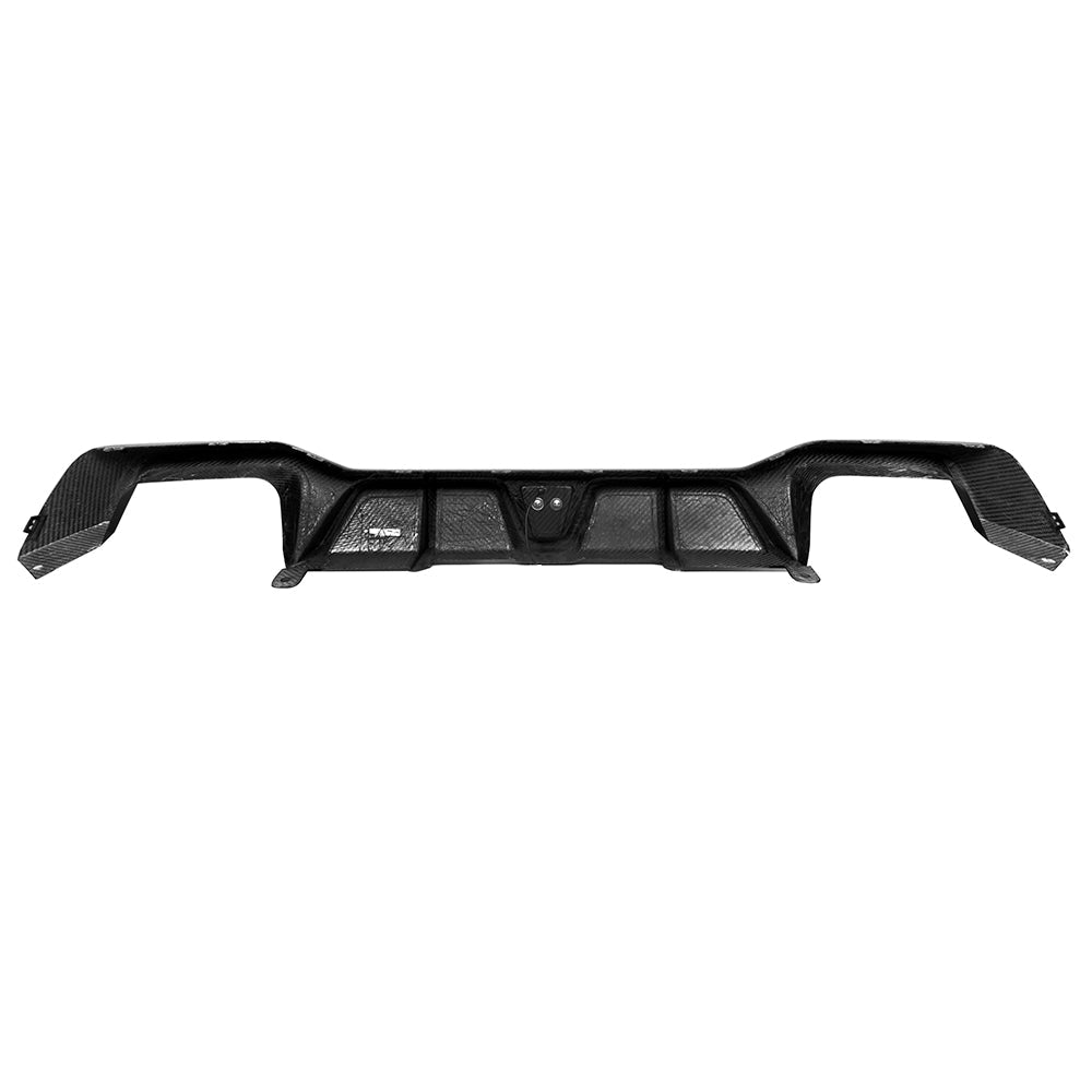 BMW X4 G02 LCI Carbon Fibre Rear Diffuser with Brake Light - prepreg aerodynamic upgrade