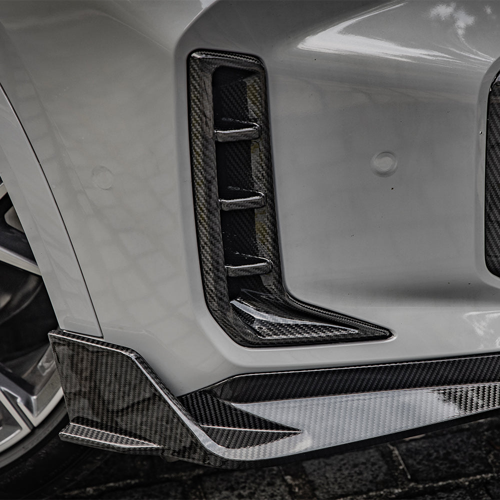 BMW X5 G05 LCI Prepreg Carbon Fibre Front Lip - aerodynamic SUV upgrade with OEM fitment