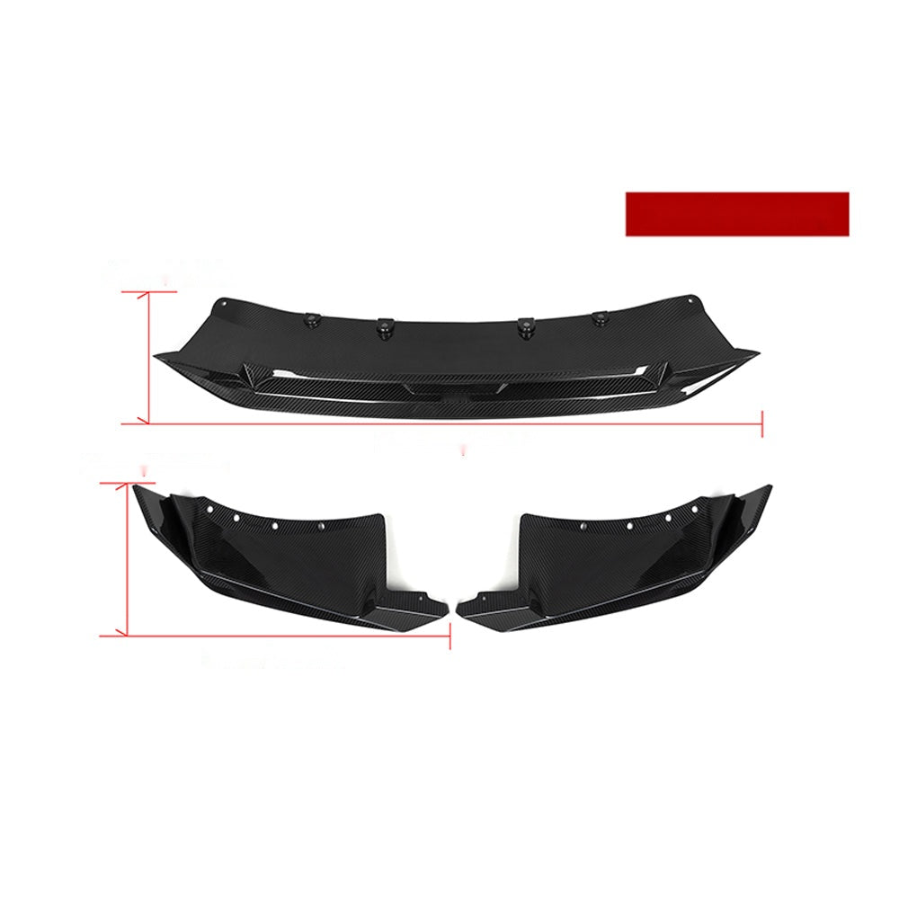 BMW X5 G05 LCI Prepreg Carbon Fibre Front Lip - aerodynamic SUV upgrade with OEM fitment