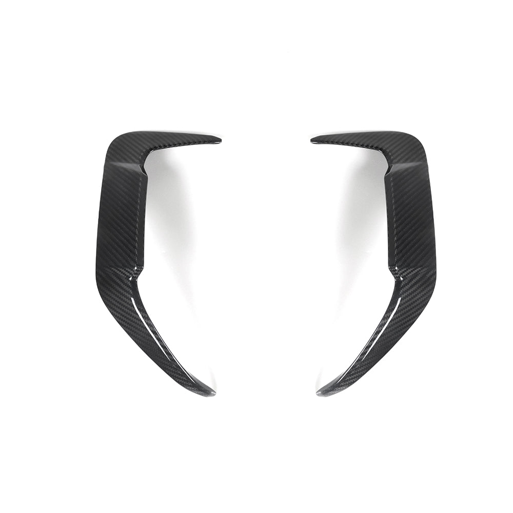 BMW X5M F95 Facelift Carbon Fibre Rear Bumper Insert - prepreg gloss finish