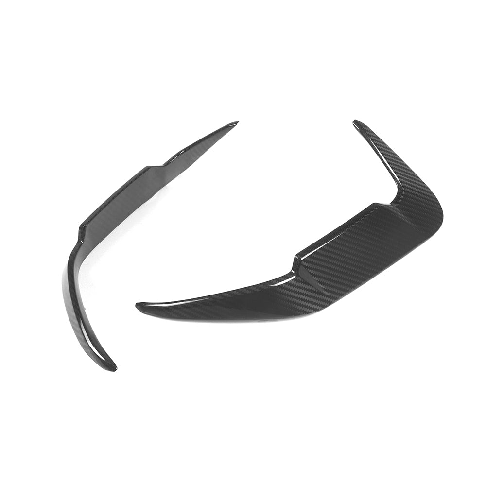 BMW X5M F95 Facelift Carbon Fibre Rear Bumper Insert - prepreg gloss finish