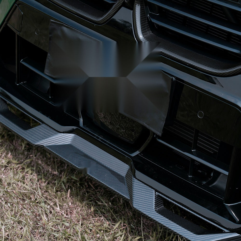 BMW X5M F95 LCI Carbon Fibre Front Lip - prepreg dual-vent aerodynamic upgrade