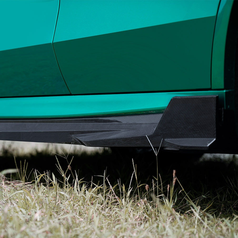 BMW X5M F95 Prepreg Carbon Fibre Side Skirts - OEM fitment aggressive stance upgrade