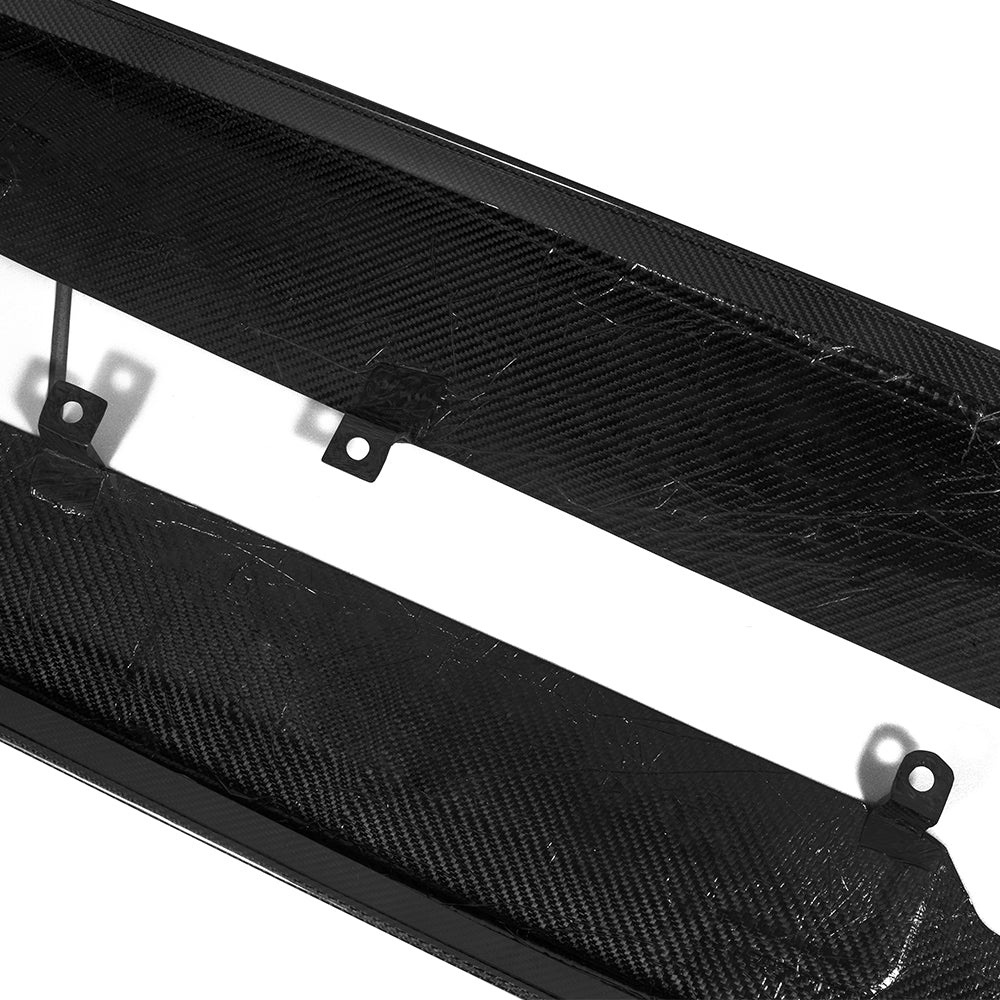 BMW X5M F95 Prepreg Carbon Fibre Side Skirts - aggressive aerodynamic upgrade with gloss finish