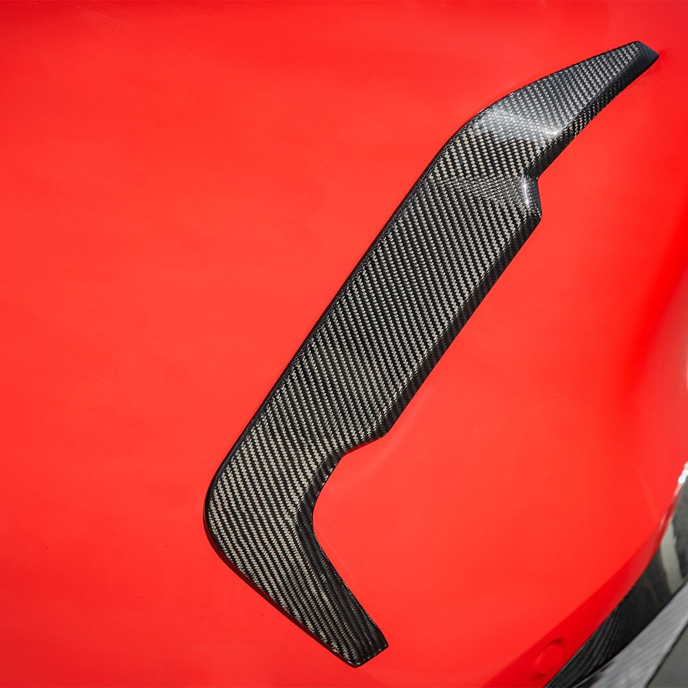 BMW X6M F96 Prepreg Carbon Fibre Rear Bumper Insert - gloss finish OEM fitment upgrade