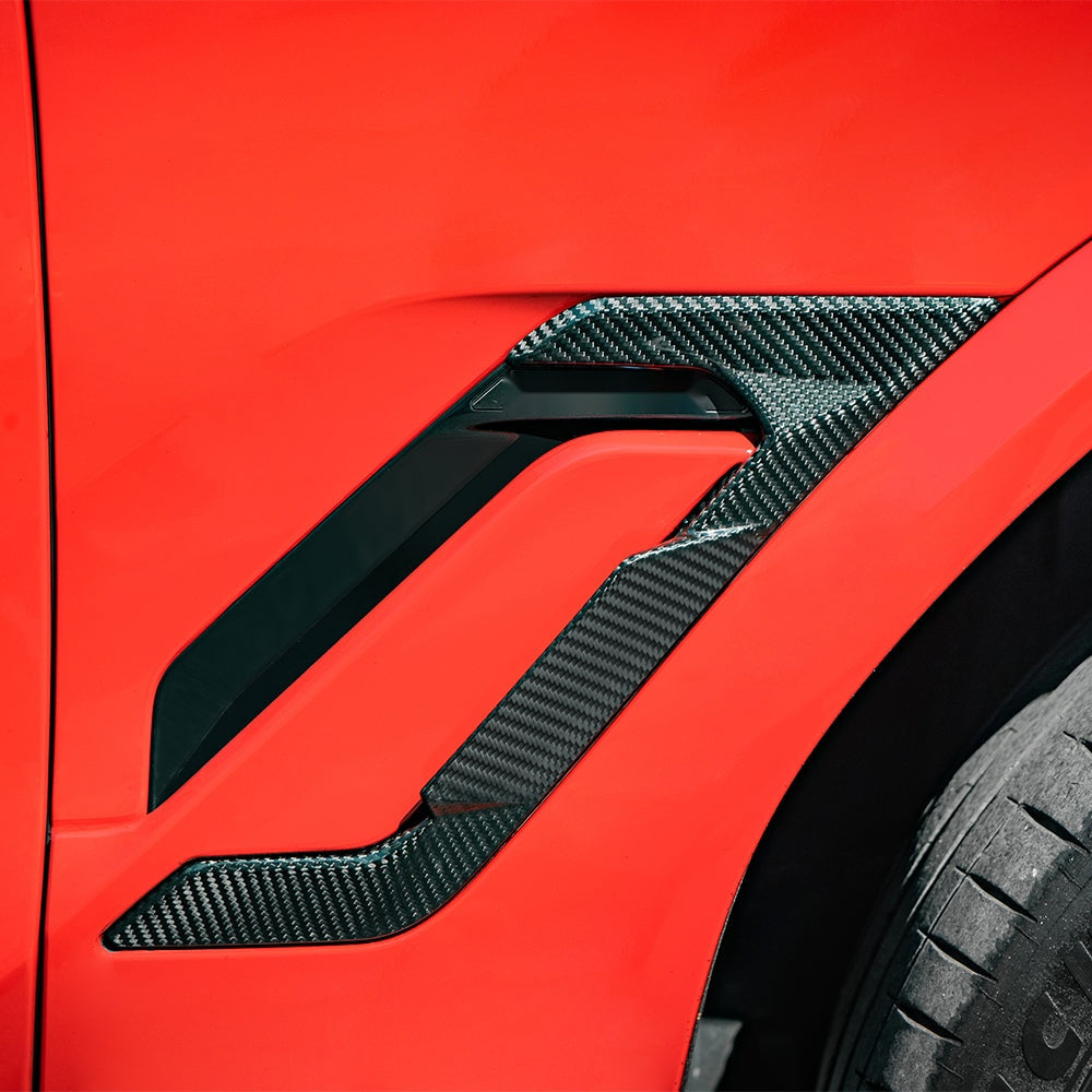 BMW X6M F96 Prepreg Carbon Fibre Side Fender Trim - OEM fitment motorsport upgrade