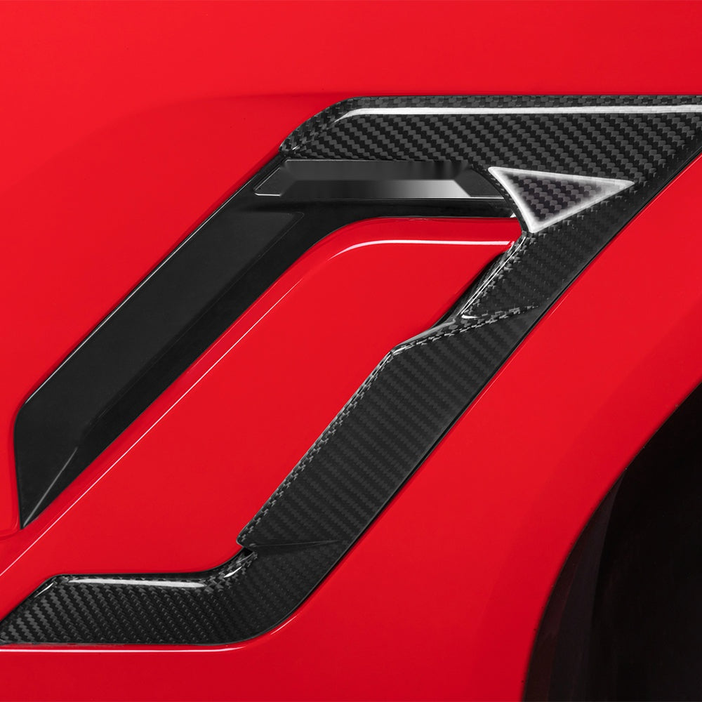 BMW X6M F96 Prepreg Carbon Fibre Side Fender Trim - OEM fitment motorsport upgrade