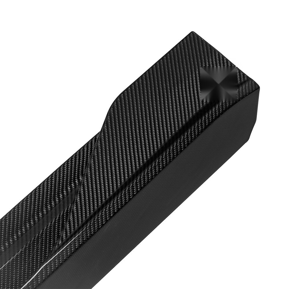 BMW X6M F96 Prepreg Carbon Fibre Side Skirts - aerodynamic winglets gloss finish