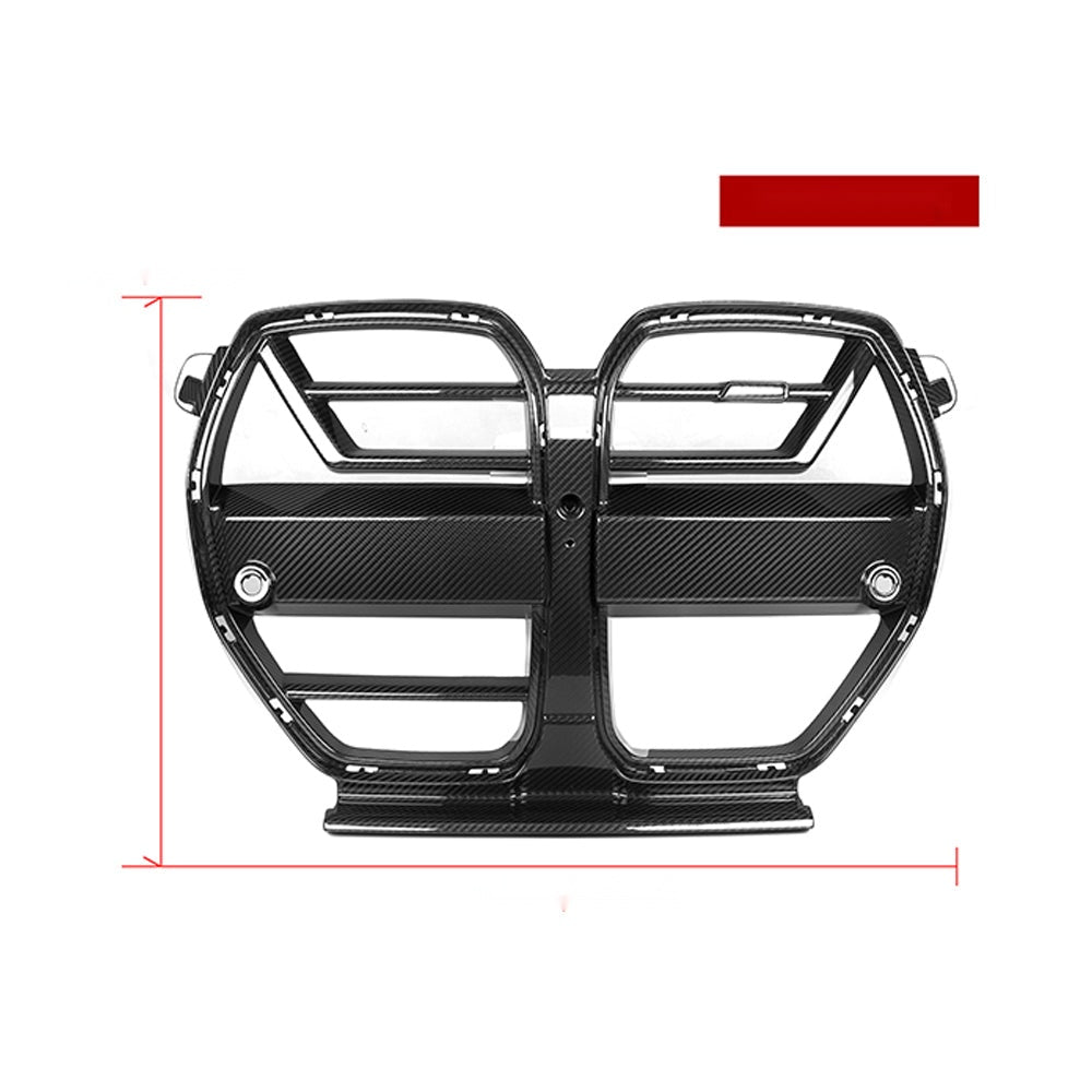 BMW M3 G80 M4 G82 Carbon Fibre Front Grille with ACC - prepreg kidney grille upgrade