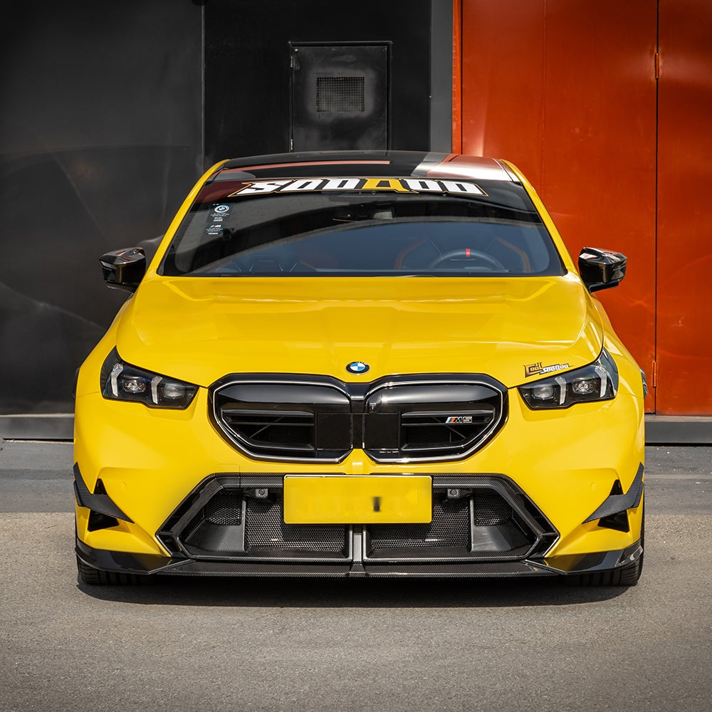 BMW M5 G90 Prepreg Carbon Fibre Front Lip - OEM fitment lightweight upgrade