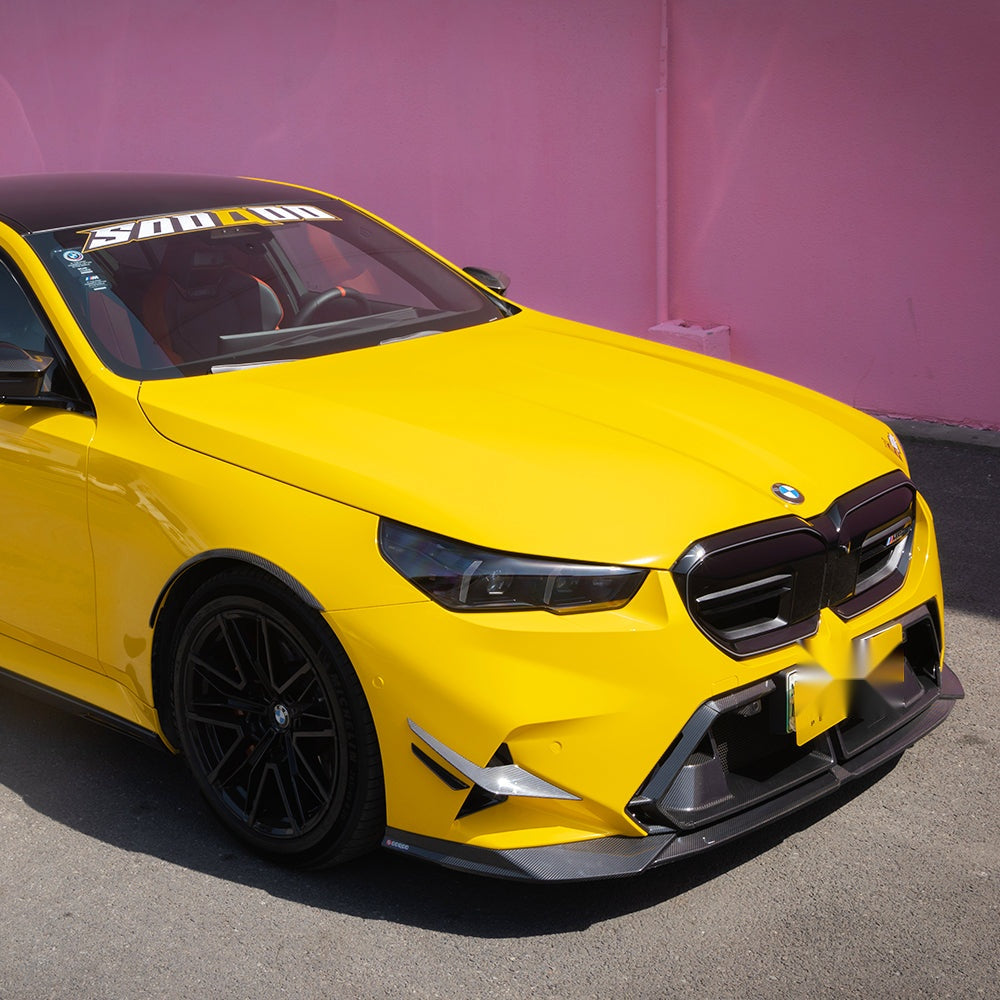 BMW M5 G90 Prepreg Carbon Fibre Front Lip - OEM fitment lightweight upgrade