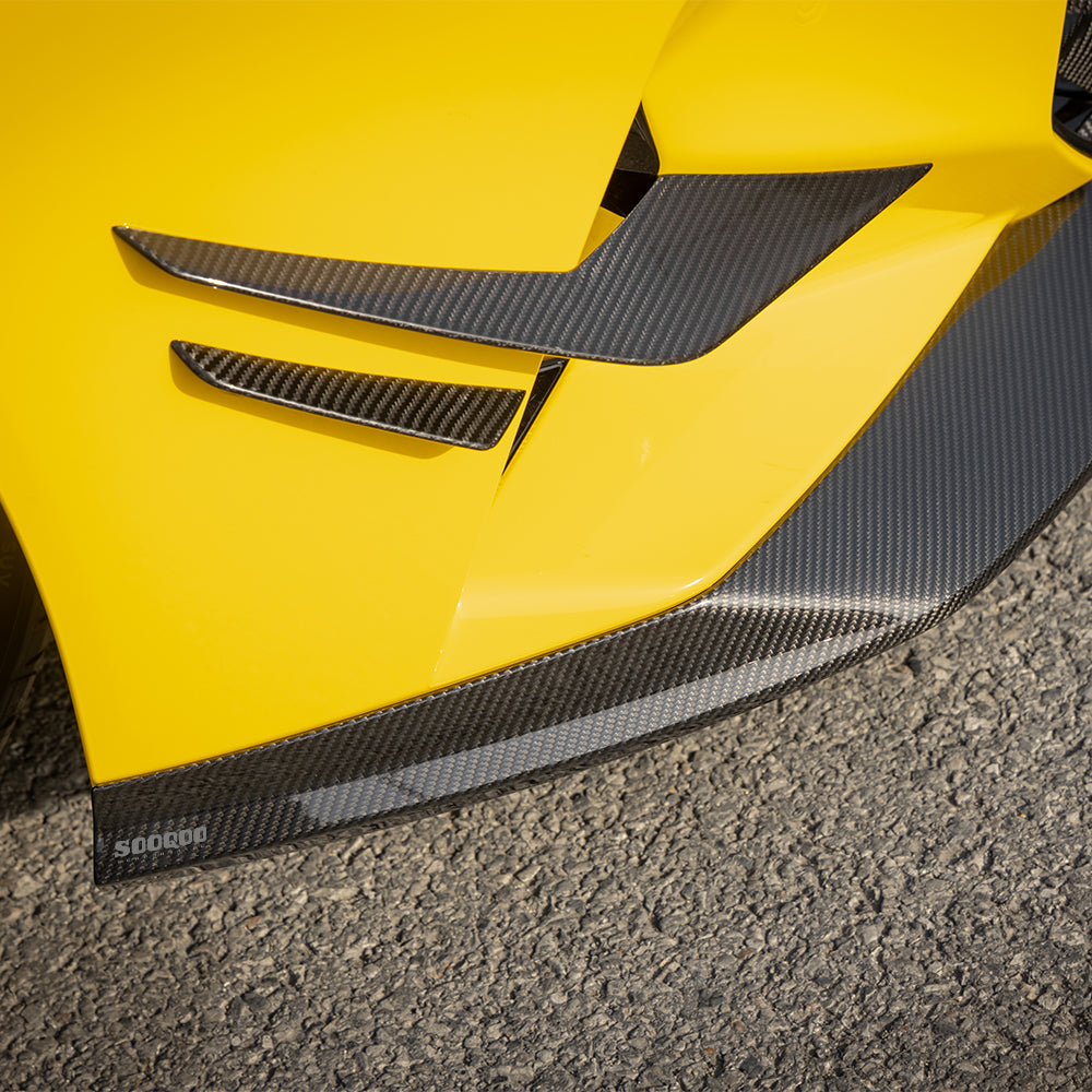 BMW M5 G90 Prepreg Carbon Fibre Front Lip - OEM fitment lightweight upgrade