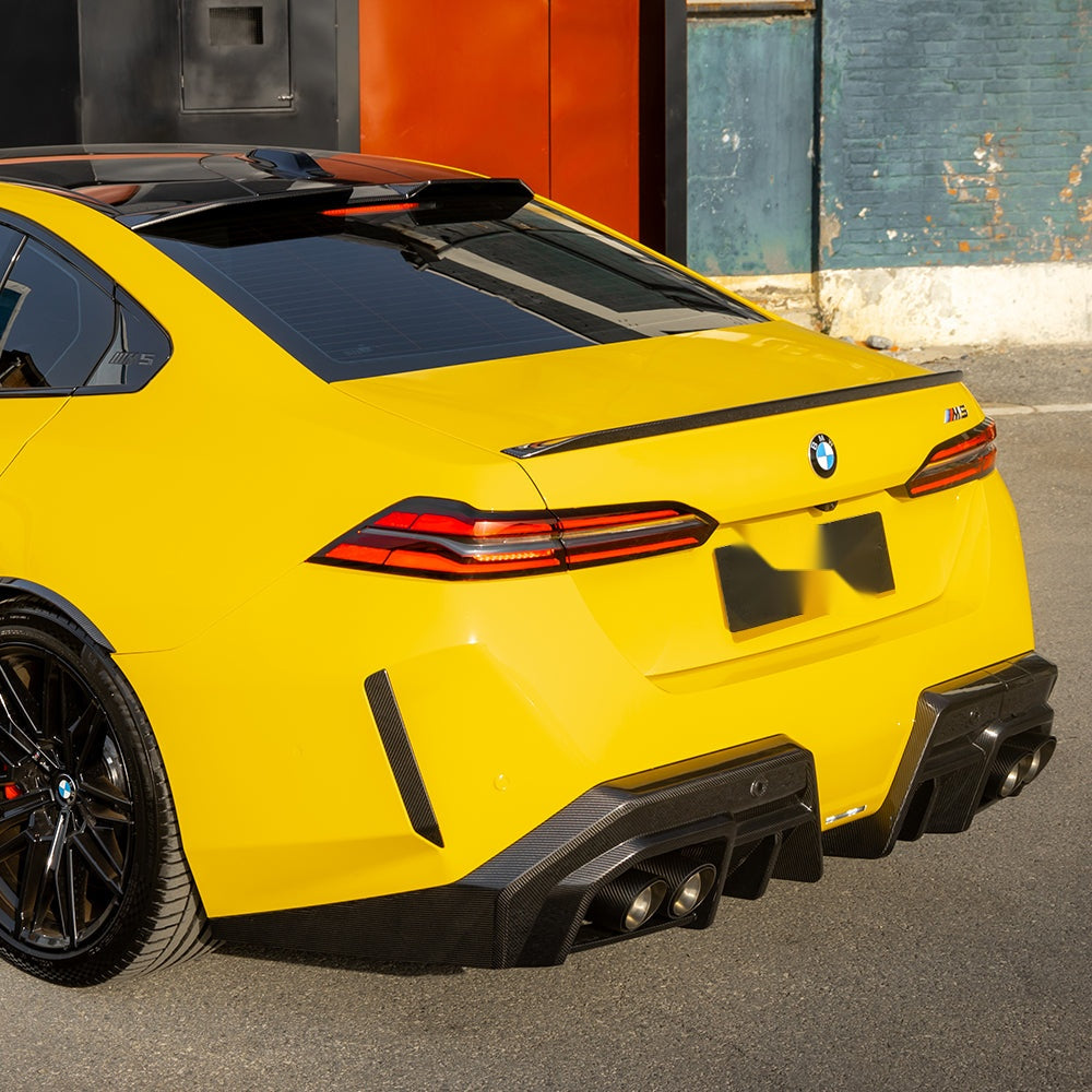 BMW M5 G90 Prepreg Carbon Fibre Rear Diffuser - sculpted blade-inspired upgrade