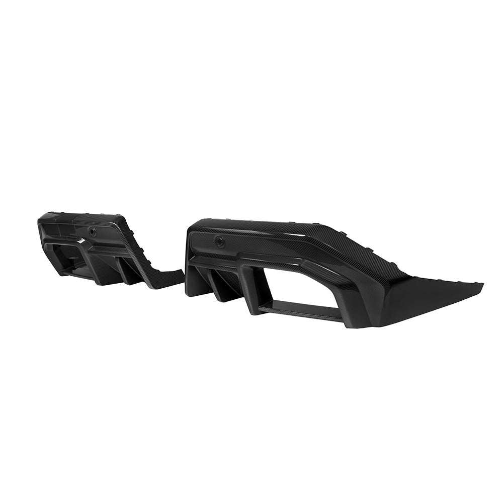 BMW M5 G90 Prepreg Carbon Fibre Rear Diffuser - sculpted blade-inspired upgrade