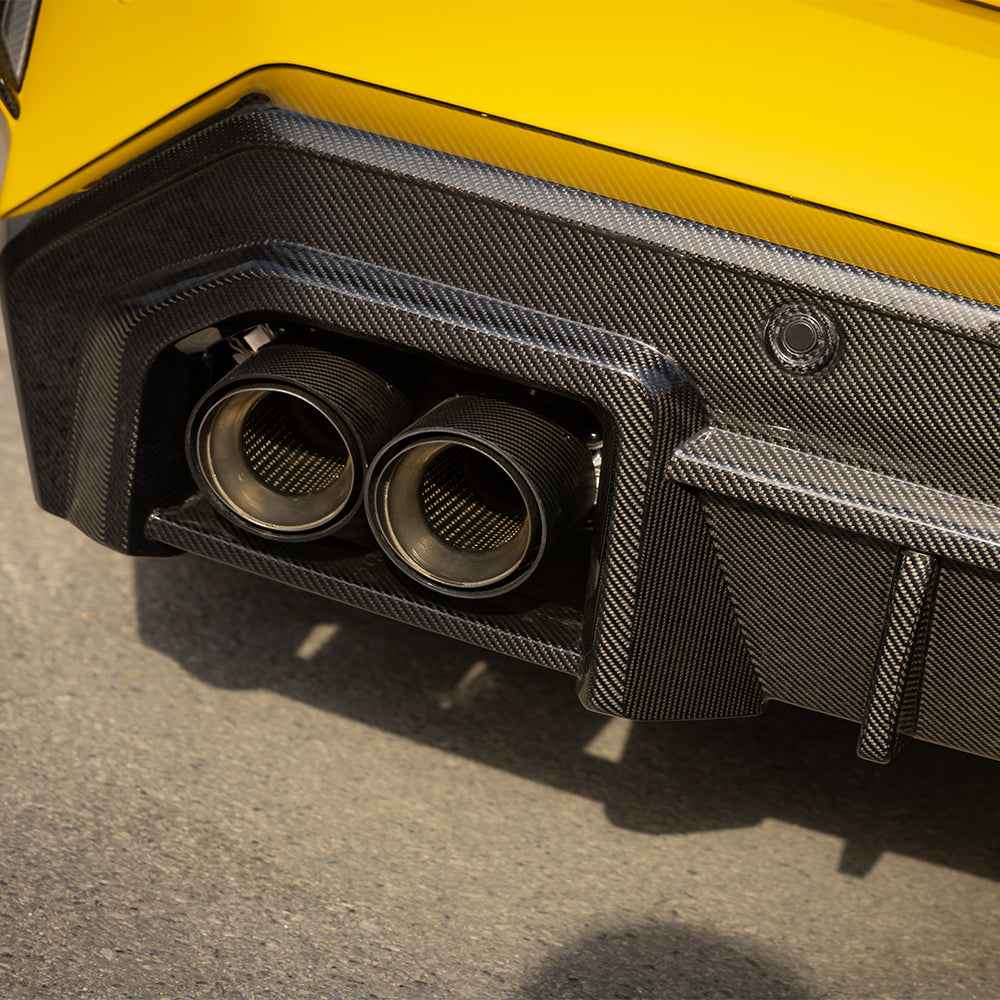 BMW M5 G90 Prepreg Carbon Fibre Rear Diffuser - sculpted blade-inspired upgrade