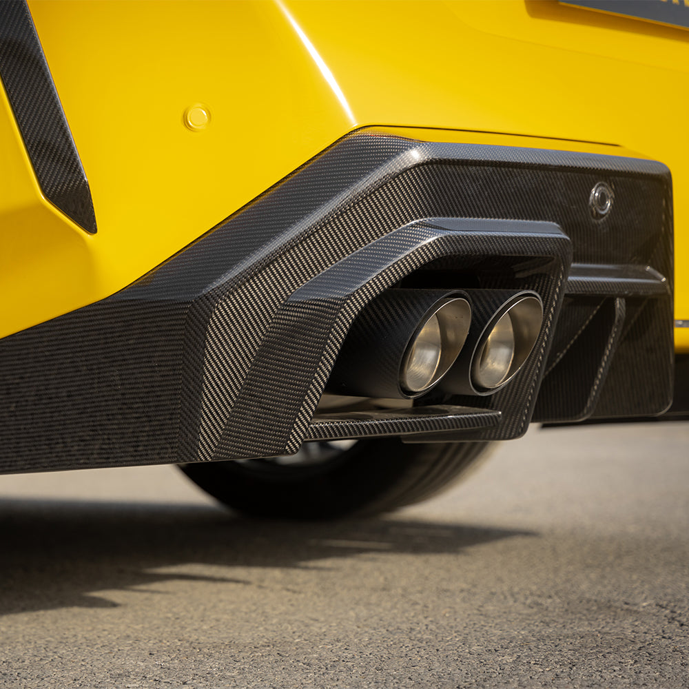 BMW M5 G90 Prepreg Carbon Fibre Rear Diffuser - sculpted blade-inspired upgrade