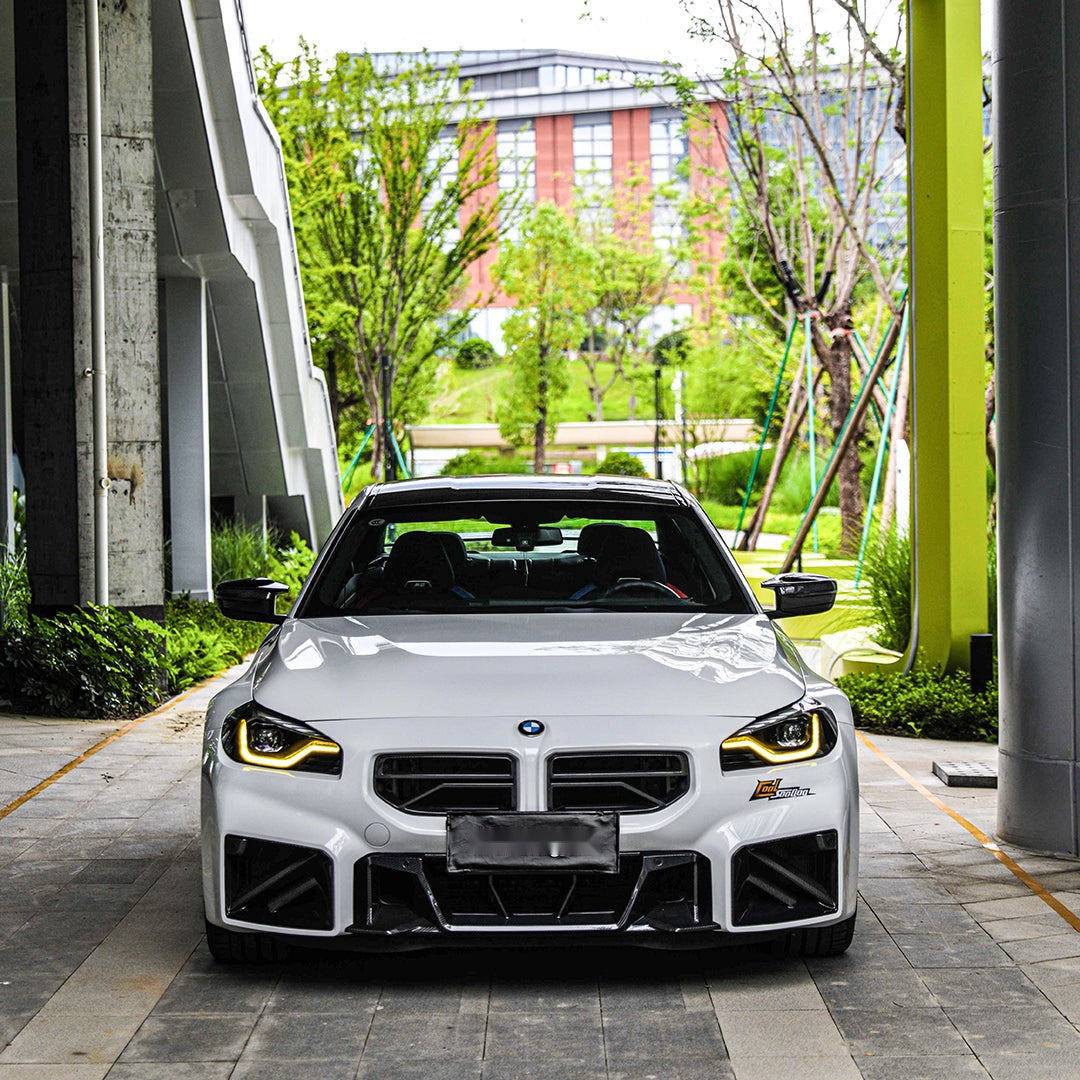 BMW M2 G87 Prepreg Carbon Fibre Front Grille - aggressive motorsport styling upgrade