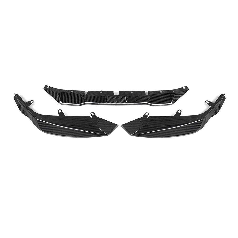 BMW M2 G87 Prepreg Carbon Fibre Front Lip - aggressive front end upgrade with OEM fitment
