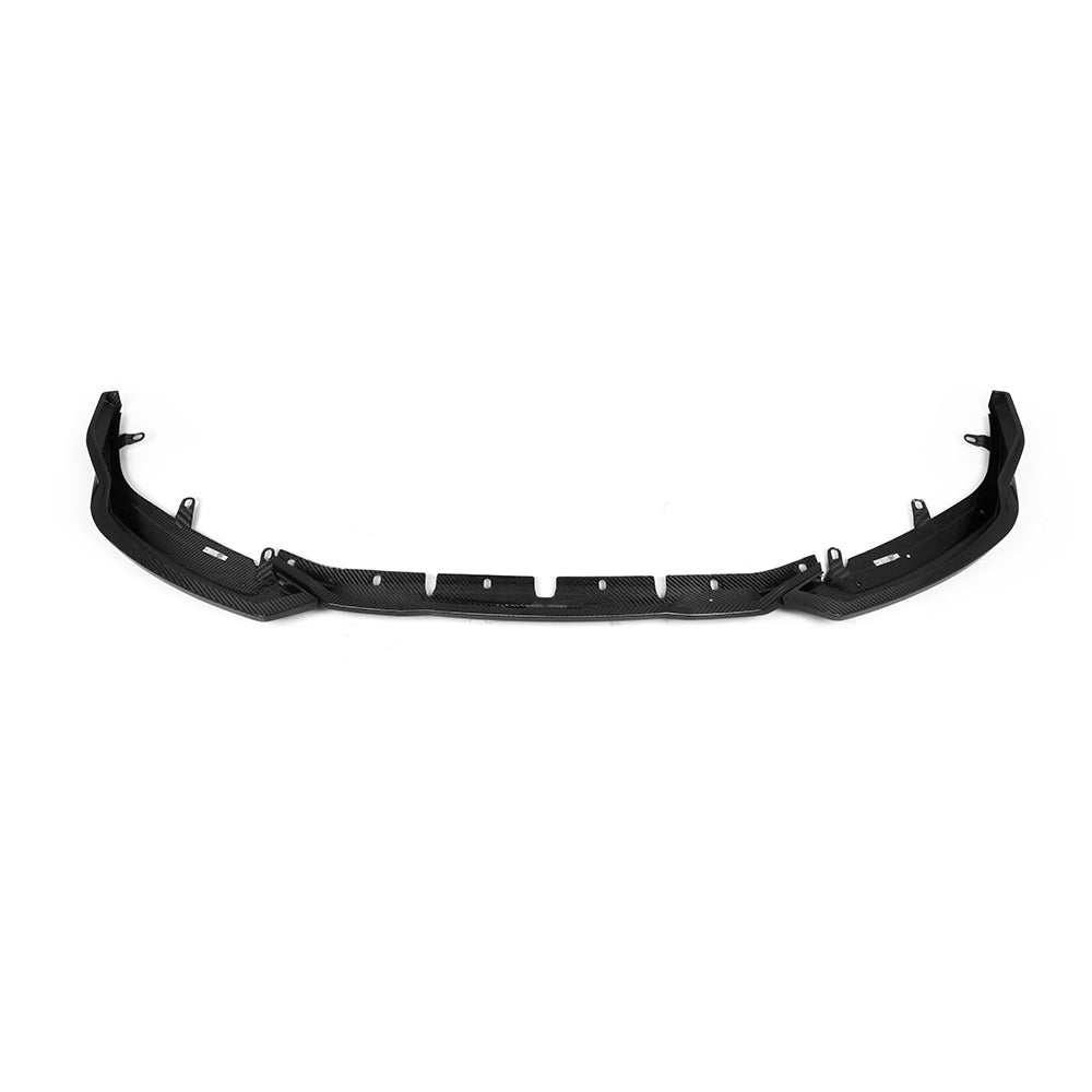 BMW M2 G87 Prepreg Carbon Fibre Front Lip - aggressive front end upgrade with OEM fitment