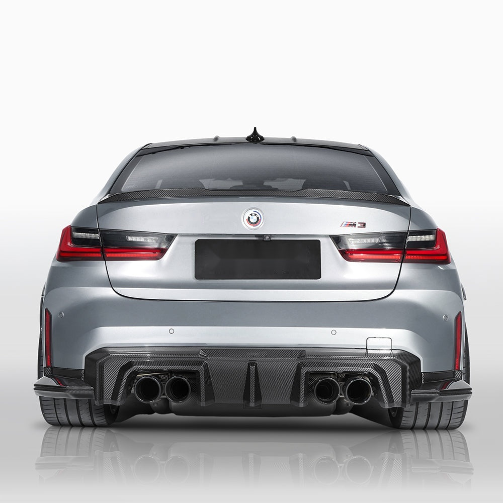 BMW M3 G80 G81 Prepreg Carbon Fibre Rear Diffuser - track-inspired aerodynamic upgrade