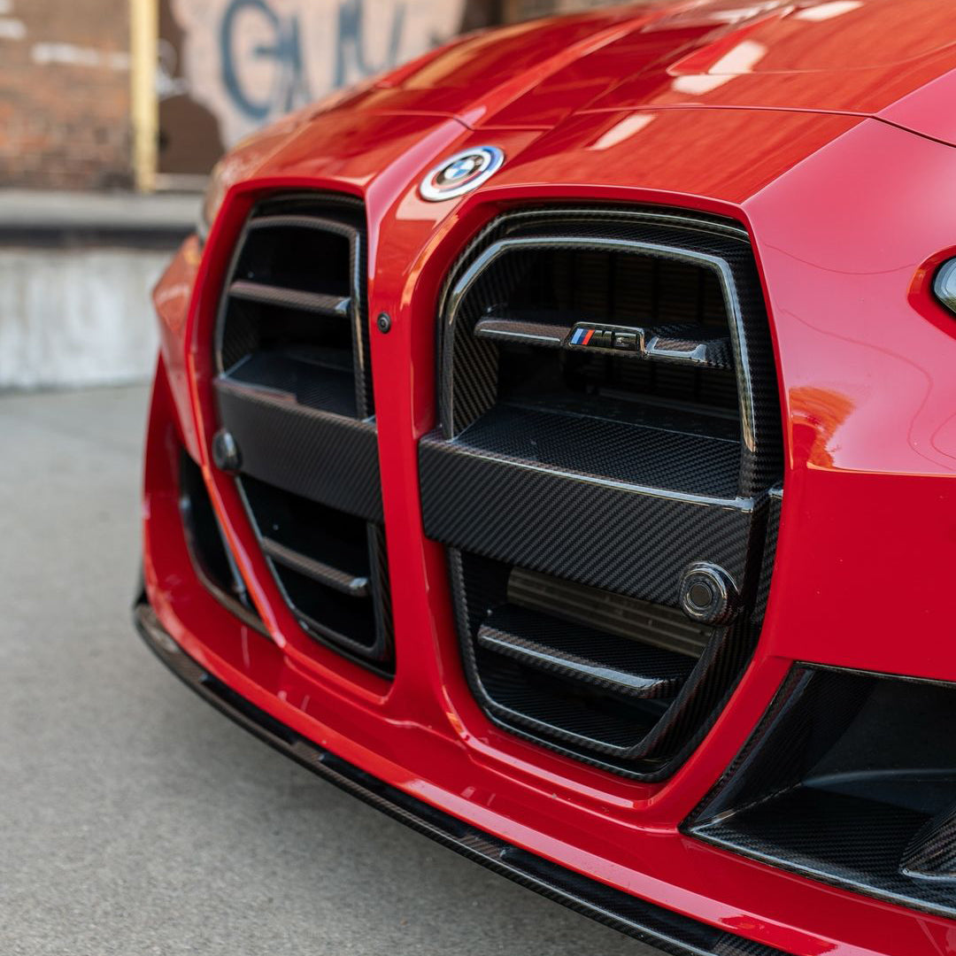 BMW M3 G80 M4 G82 Prepreg Carbon Fibre Front Grille - OEM fitment precision engineered upgrade