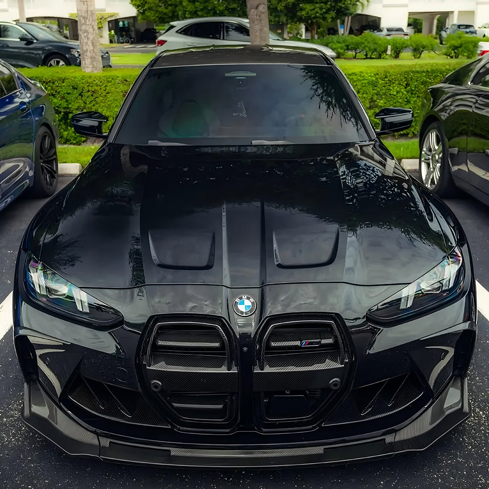 BMW M3 G80 M4 G82 Prepreg Carbon Fibre Front Grille with ACC cutout - OEM fitment upgrade