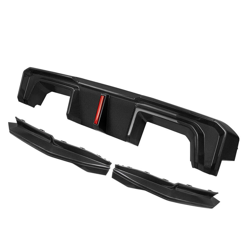 BMW M3 G80 Prepreg Carbon Fibre Rear Diffuser with Integrated Brake Light