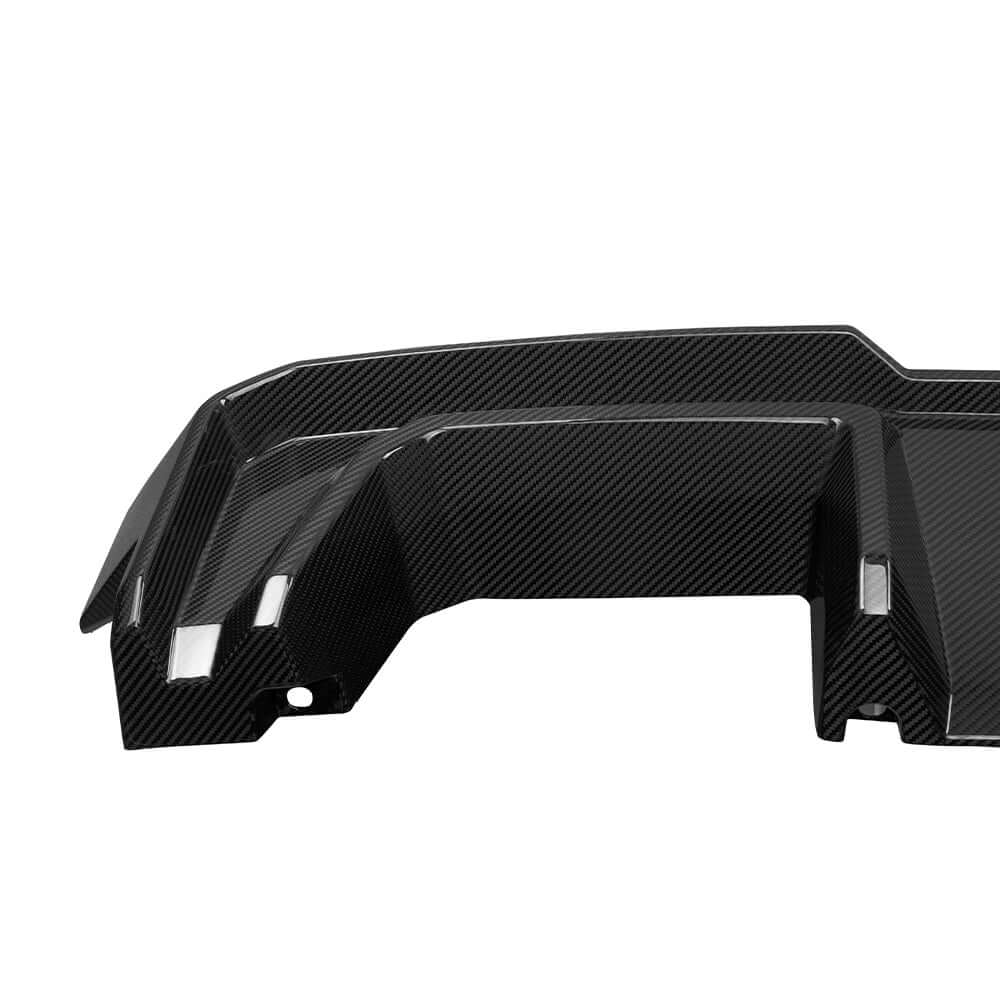 BMW M4 G82 G83 Prepreg Carbon Fibre Rear Diffuser with Brake Light - aggressive motorsport styling upgrade